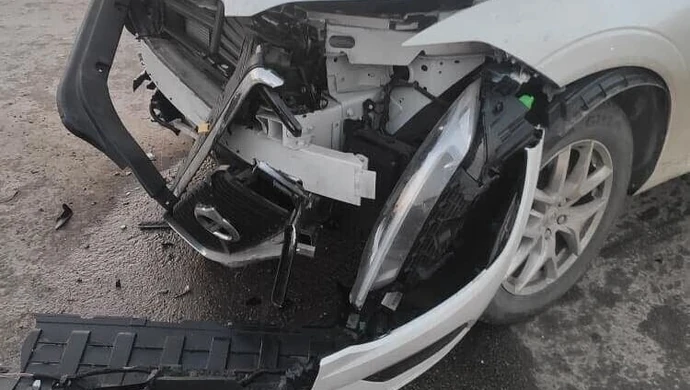 Zderzenie dwóch samochodów w Nowej Wsi