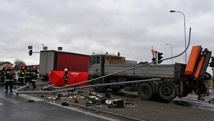 Śmiertelny wypadek na DK 91