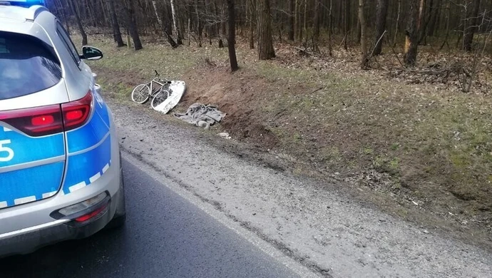 Śmiertelne potrącenie rowerzysty