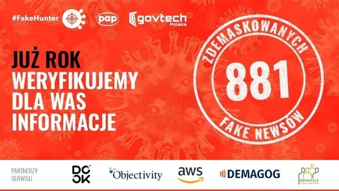 Pierwsze urodziny #FakeHuntera Polskiej Agencji Prasowej