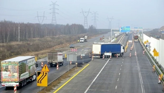 Postępy na remontowanej A1. Będą też utrudnienia