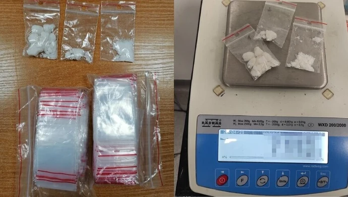 Wjechał pod zakaz z narkotykami