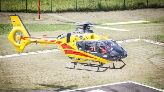 Wypadek z udziałem spadochroniarza