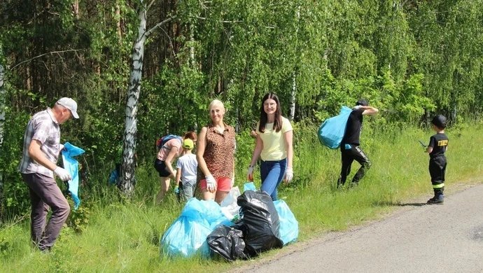 Posprzątali las w Sepnej i Kamiennej