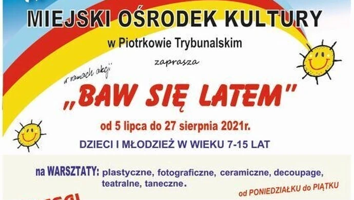 Baw się latem. Warszaty artystyczne dla dzieci