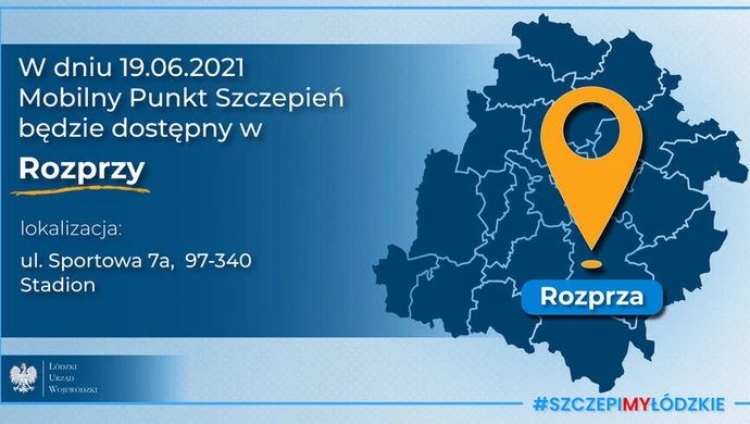 Wójt Gminy Rozprza zaprasza na piknik rodzinny - szczepimy się