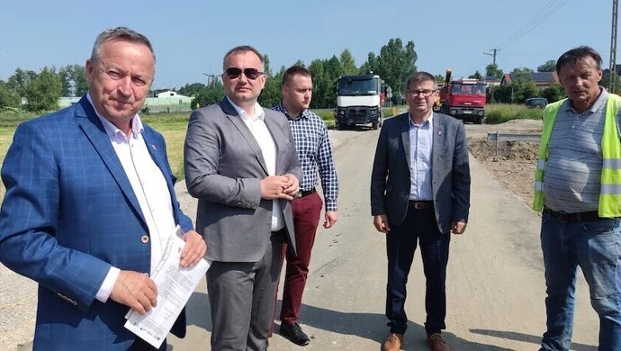 Droga Studzianki - Golesze w budowie