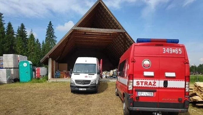 Strażacy z Rozprzy pomagają pogorzelcom z Nowej Białej