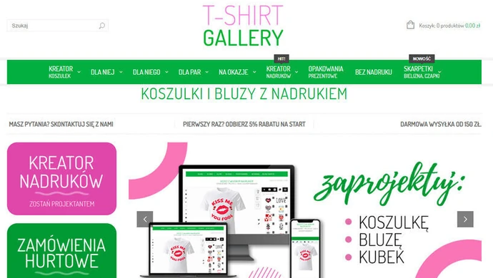 Modne koszulki z nadrukiem - Zaprojektuj i stwórz koszulkę z własnym nadrukiem!