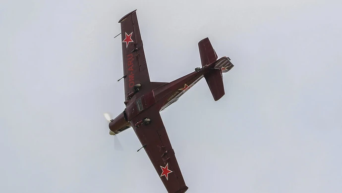 Pierwsi uczestnicy pokazów lotniczych trenowali na piotrkowskim niebie