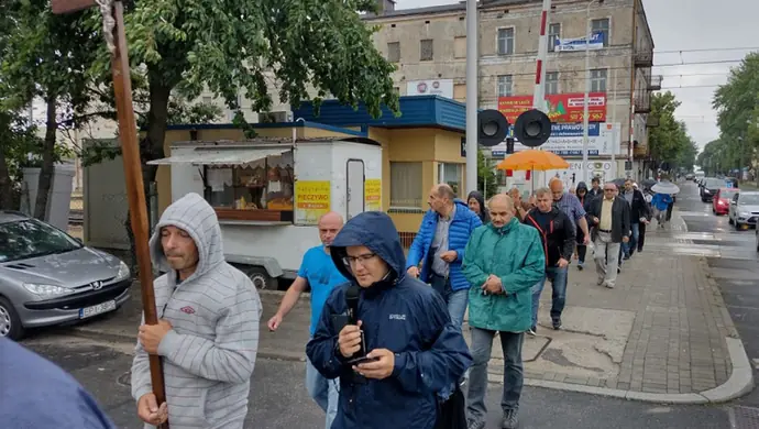 28. Męski Różaniec przeszedł ulicami Piotrkowa