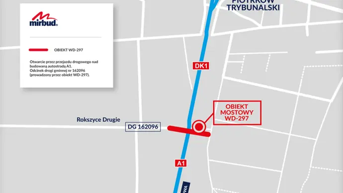 Nowy wiadukt pod Piotrkowem