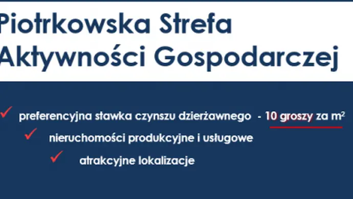 Piotrków: więcej działek w strefie gospodarczej