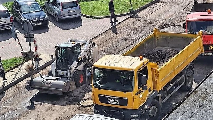 Plac budowy przy szpitalu wojewódzkim