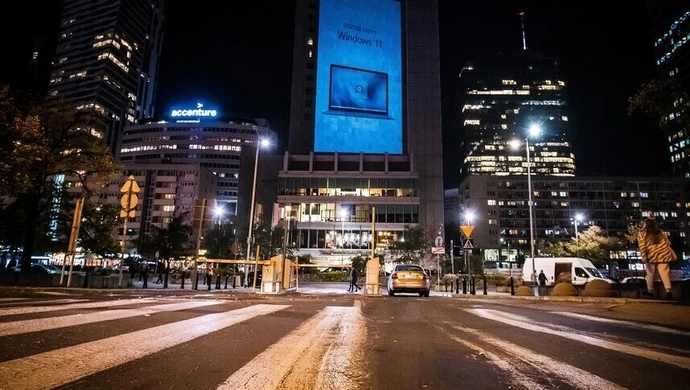 Ogromne okna na Warszawę – animacja w centrum stolicy