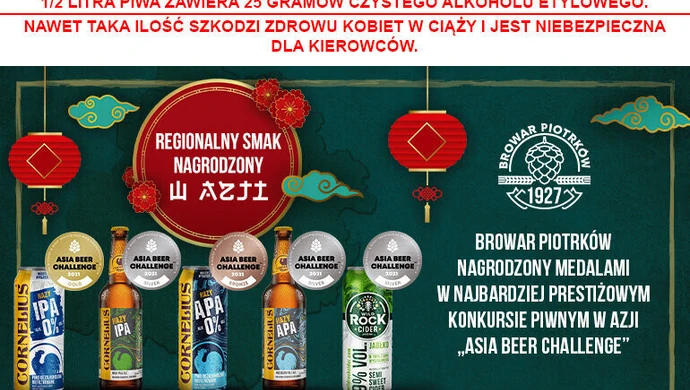 Firma DRINK ID błyszczy na festiwalu piwnym