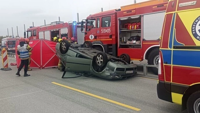 Dachowanie na A1 [AKTUALIZACJA]