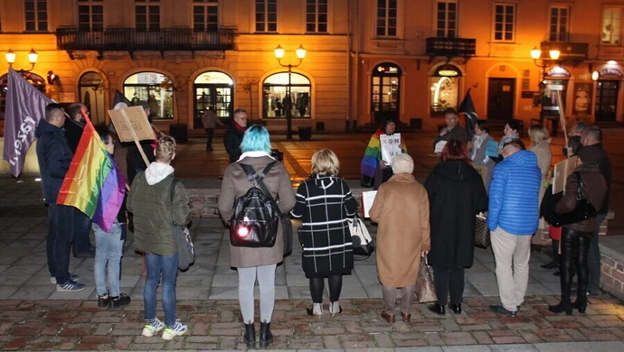Protestowali przeciwko Kai Godek i w obronie osób LGBT