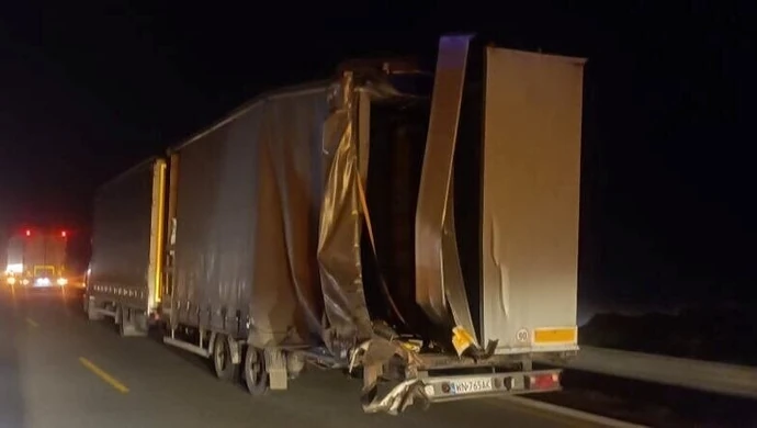 Zderzenie TIRów na A1. [AKTUALIZACJA]