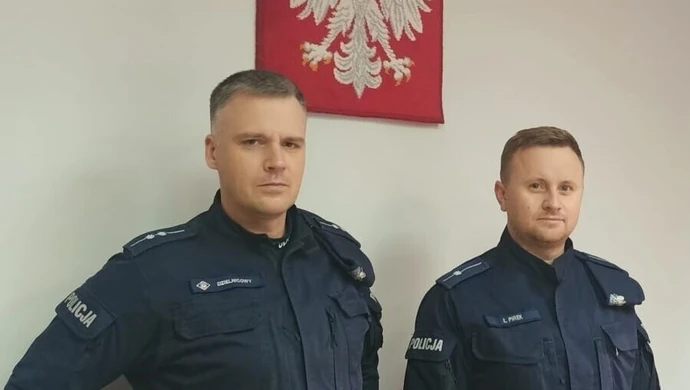 Dostała udaru, uratowali ją policjanci