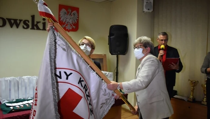 Sztandar dla honorowych krwiodawców