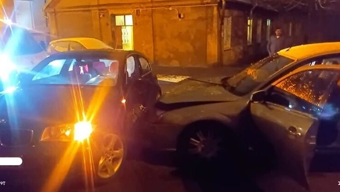 Zderzenie dwóch osobówek