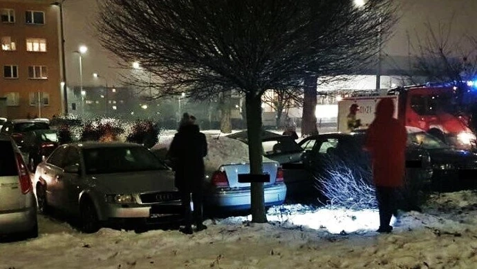 Pijany kierowca pofrunął swoim oplem