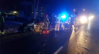 DK12 znowu zablokowana po wypadku w Poniatowie