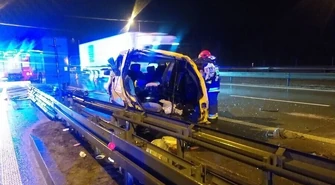 Śmiertelny wypadek na S8 w Wolborzu