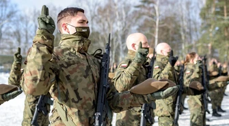 Przysięga wojskowa w rocznicę utworzenia Armii Krajowej
