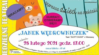 Spektakl teatralny dla dzieci "Janek Wędrowniczek"
