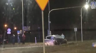 Po wypadku DK12 była znowu zablokowana