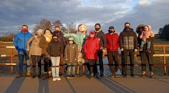 Zimę pożegnali nad Bogdanówką