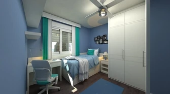 Łóżko piętrowe z biurkiem do dziecięcego, jak i młodzieżowego pokoju