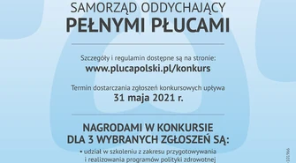 Konkurs dla samorządów dbających o płuca swoich mieszkańców. Nagrodą m.in. możliwość wzięcia udziału w ciekawym szkoleniu