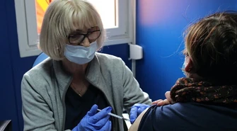 Chętnych do szczepienia w mobilnym punkcie nie brakowało