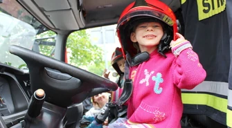 Najmłodsi mogli poczuć się jak policjant, strażak lub ratownik medyczny