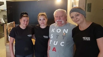 Piotrkowskie pierogi smakowały prezydentowi Wałęsie