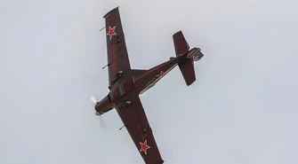 Pierwsi uczestnicy pokazów lotniczych trenowali na piotrkowskim niebie