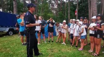 Policyjna akcja na harcerskim obozie