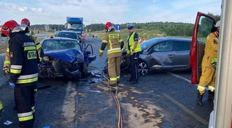 Wypadek na autostradzie A1. Droga całkowicie zablokowana