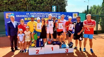 Blanka Wasiela i Igor Minkner zwycięzcami tenisowego festiwalu krasnali