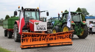 Rolnicy chcą ponownie zablokować DK12 w Srocku