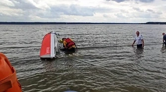 Akcja ratunkowa na Zalewie Sulejowskim