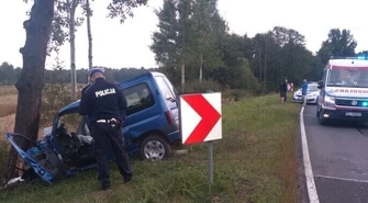 Śmiertelny wypadek na DK 91