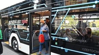 Elektryczny MAN na ulicach Piotrkowa