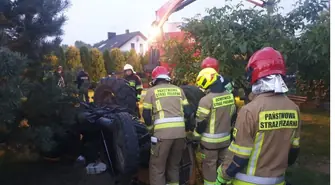 Śmiertelny wypadek z udziałem ciągnika