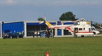 Andrzej Duda odleciał z piotrkowskiego lotniska (VIDEO)