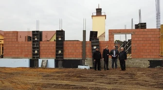 Budowa strażnicy w Dąbrowie nad Czarną