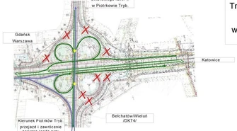 A1: zmiany na węźle bełchatowskim